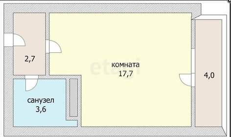 20,9 м², квартира-студия 4 070 000 ₽ - изображение 11