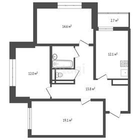 Квартира 76 м², 3-комнатная - изображение 2