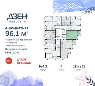 122 м², 4-комнатная квартира 30 145 184 ₽ - изображение 43