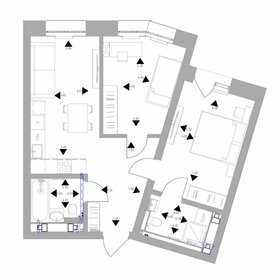 Квартира 65,3 м², 2-комнатная - изображение 1