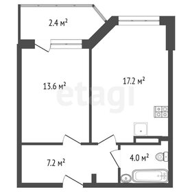 Квартира 43,2 м², 1-комнатная - изображение 2