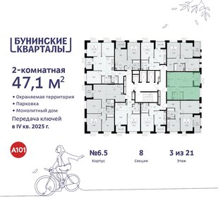 Квартира 47,1 м², 2-комнатная - изображение 2