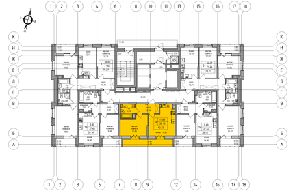 Квартира 38,1 м², 1-комнатная - изображение 2