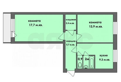 111,3 м², 2-комнатная квартира 9 700 000 ₽ - изображение 119