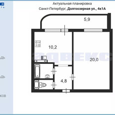 Квартира 38,6 м², 1-комнатная - изображение 3