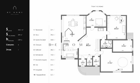 496 м² дом, 60 соток участок 199 999 008 ₽ - изображение 37