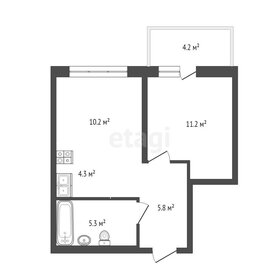 Квартира 41,2 м², 1-комнатная - изображение 1