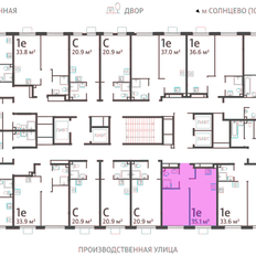 Квартира 35,1 м², 1-комнатная - изображение 2