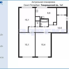 Квартира 75,1 м², 3-комнатная - изображение 1