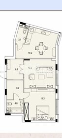Квартира 80,7 м², 2-комнатная - изображение 1