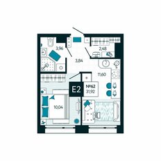 Квартира 31,9 м², 1-комнатная - изображение 2