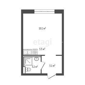 Квартира 22 м², студия - изображение 1