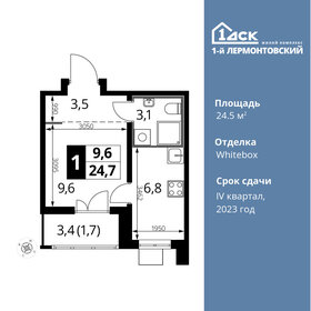 27,6 м², квартира-студия 8 856 840 ₽ - изображение 48