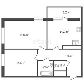 Квартира 64,6 м², 2-комнатная - изображение 2