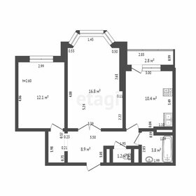 Квартира 54,6 м², 2-комнатная - изображение 2