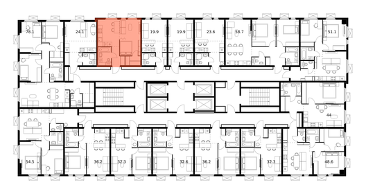 Квартира 33,5 м², 1-комнатная - изображение 2
