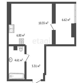 Квартира 30 м², студия - изображение 2