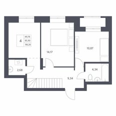 Квартира 98,3 м², 4-комнатная - изображение 2