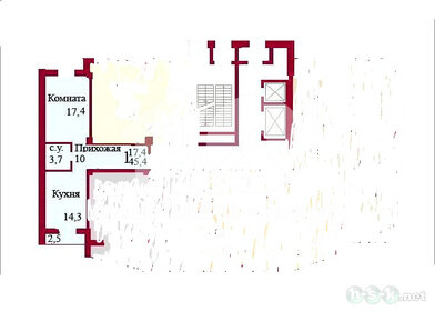 Квартира 48 м², 2-комнатная - изображение 5