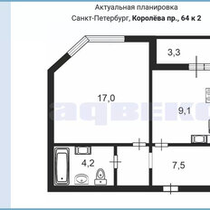 Квартира 38 м², 1-комнатная - изображение 3