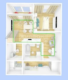 Квартира 44,2 м², 2-комнатная - изображение 1