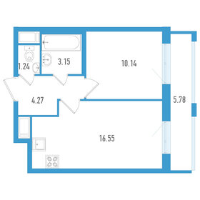 38,1 м², 1-комнатная квартира 5 700 000 ₽ - изображение 99