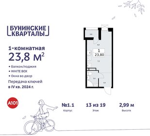 23,2 м², квартира-студия 8 000 000 ₽ - изображение 109