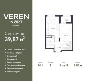 39,9 м², 2-комнатная квартира 6 635 616 ₽ - изображение 1