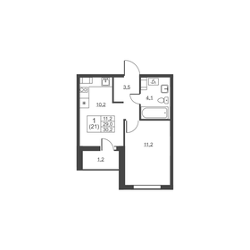 30,2 м², 1-комнатная квартира 3 840 200 ₽ - изображение 20
