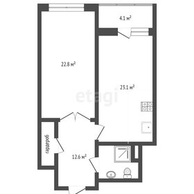 Квартира 38 м², 1-комнатная - изображение 1