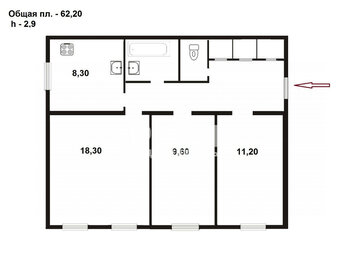 141,6 м², 3-комнатная квартира 16 300 000 ₽ - изображение 38