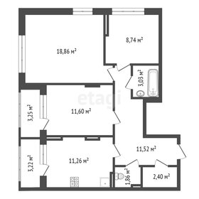 72,2 м², 3-комнатная квартира 7 500 000 ₽ - изображение 85