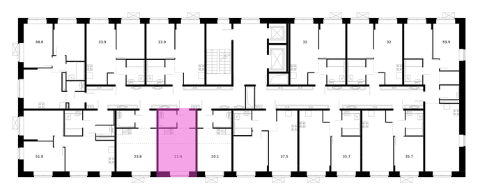 Квартира 21,9 м², студия - изображение 2