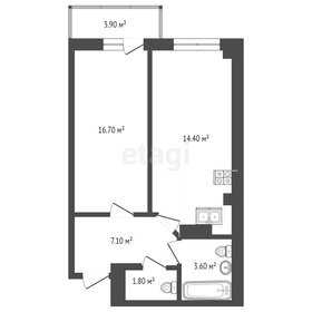 Квартира 50,7 м², 1-комнатная - изображение 2