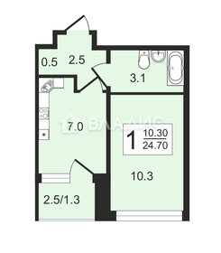 70,8 м², 2-комнатная квартира 5 600 000 ₽ - изображение 29