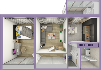 Снять квартиру с балконом и с мебелью в Лобне - изображение 29