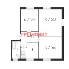 Квартира 68,7 м², 3-комнатная - изображение 5