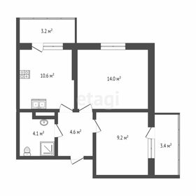 Квартира 65,3 м², 2-комнатная - изображение 4
