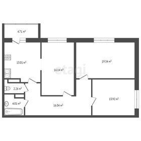 93,8 м², 3-комнатная квартира 11 500 000 ₽ - изображение 51