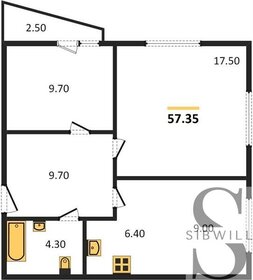 42,5 м², 2-комнатная квартира 6 417 500 ₽ - изображение 15