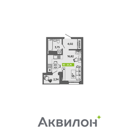 25,9 м², квартира-студия 4 224 136 ₽ - изображение 23