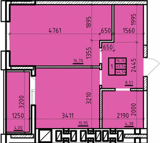 44,1 м², 1-комнатная квартира 4 409 000 ₽ - изображение 26