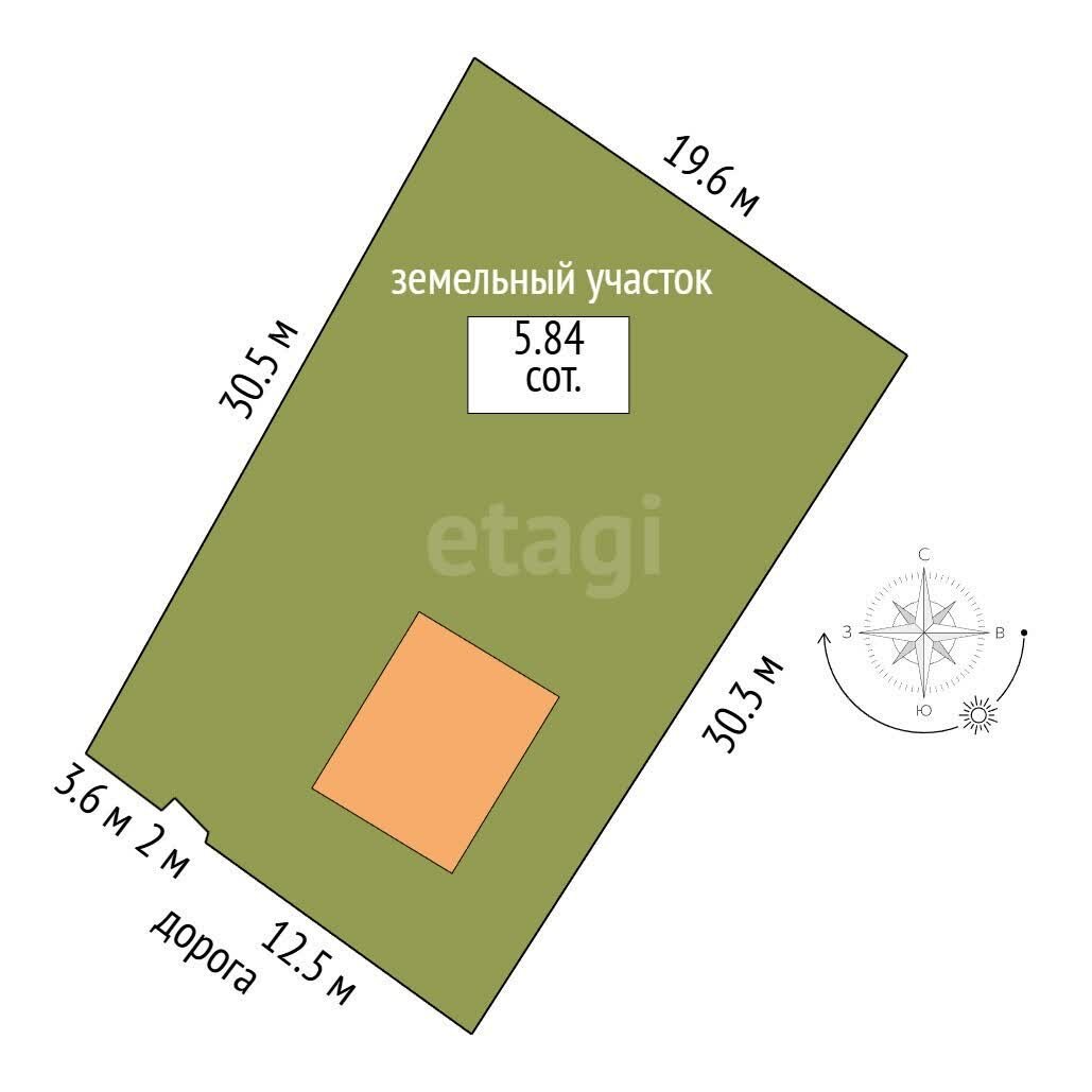 Дом 2-комн. 38.3 м² в Асино — фото 2