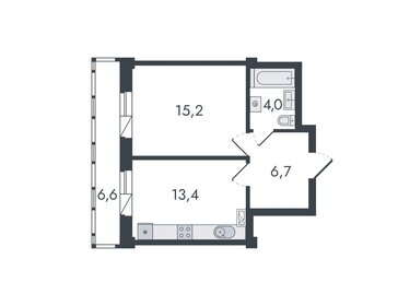 40,4 м², 1-комнатная квартира 5 000 000 ₽ - изображение 54