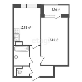 Квартира 38,9 м², 1-комнатная - изображение 3