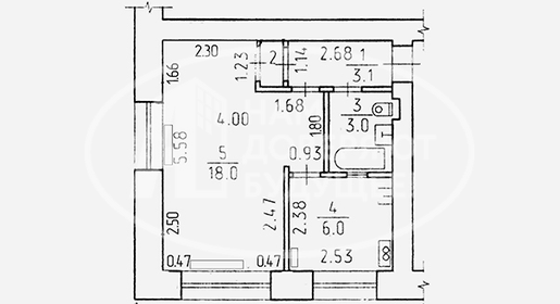 Квартира 29 м², 1-комнатная - изображение 4