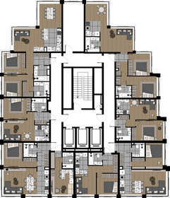 45 м², 2-комнатная квартира 25 500 000 ₽ - изображение 75