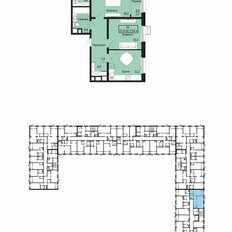 Квартира 54,4 м², 2-комнатная - изображение 2