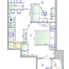 Квартира 49,8 м², 1-комнатная - изображение 3