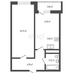 45 м², 1-комнатная квартира 7 850 000 ₽ - изображение 53